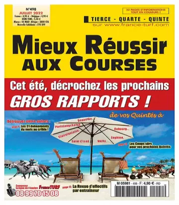 Mieux Réussir aux Courses N°498 – Juillet 2022 [Magazines]