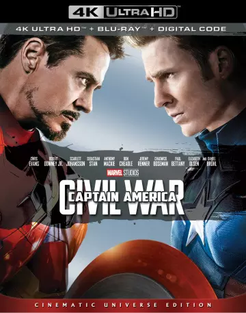 Captain America: Civil War  [BLURAY 4K] - MULTI (TRUEFRENCH)