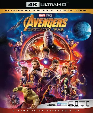 Avengers: Infinity War  [BLURAY 4K] - MULTI (TRUEFRENCH)